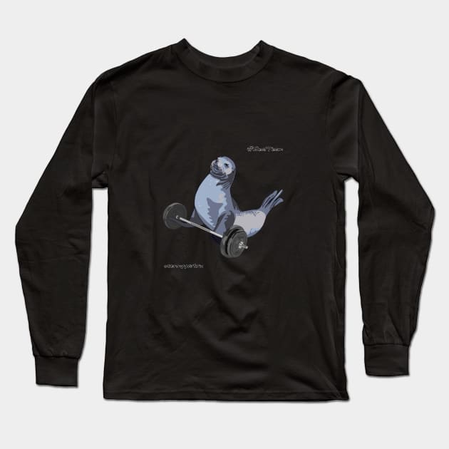 Sea calf Long Sleeve T-Shirt by Ocennyy